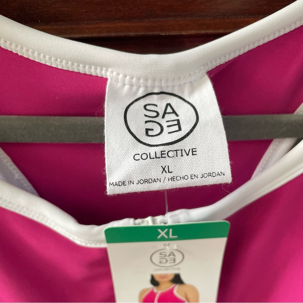 NWT Sage Athleisure Tennis Pickleball Zip Front Shorts Athletic Dress Sports XL - Picture 6 of 11